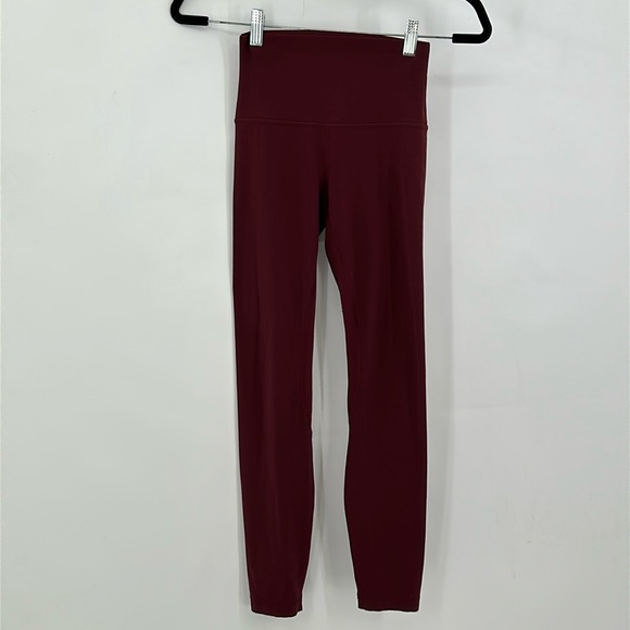 Lululemon Align High-Rise Pant 25" Cassis Size 2 - Picture 3 of 9